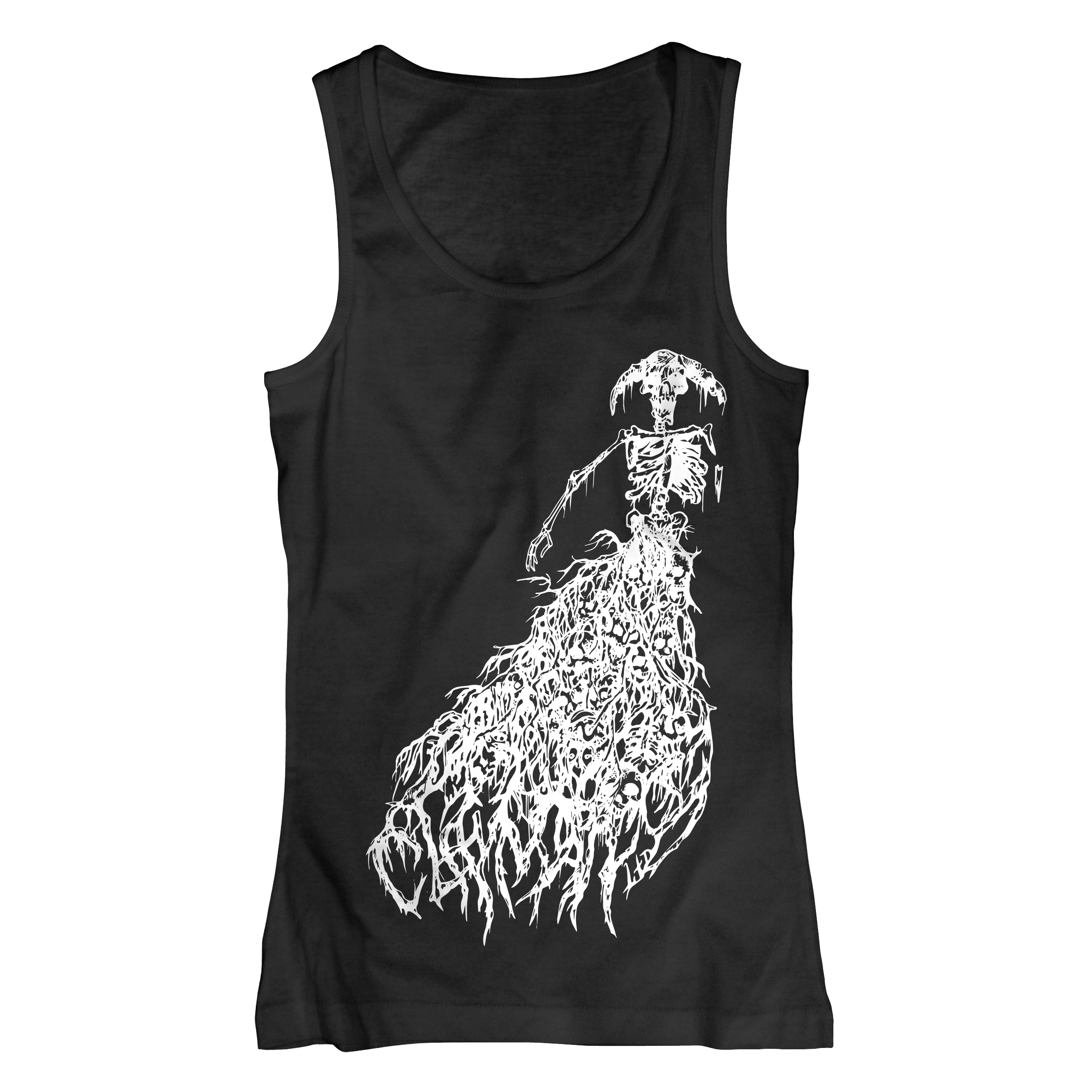 Clayman Limited Roots Skeleton Tank-Tops 413005